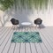 Homeroots 5 x 8 ft. Blue & Green Floral Indoor & Outdoor Area Rug 388668 - alternate 4